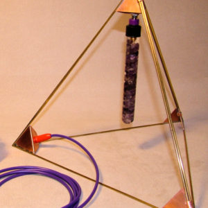 Violet Ray Transmission Antenna with Crystal Wand