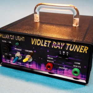 Violet Ray Tuner Kit for Schumann Resonance Chakra Balancing, EM Protection, Pain Management, Stress Reduction and more